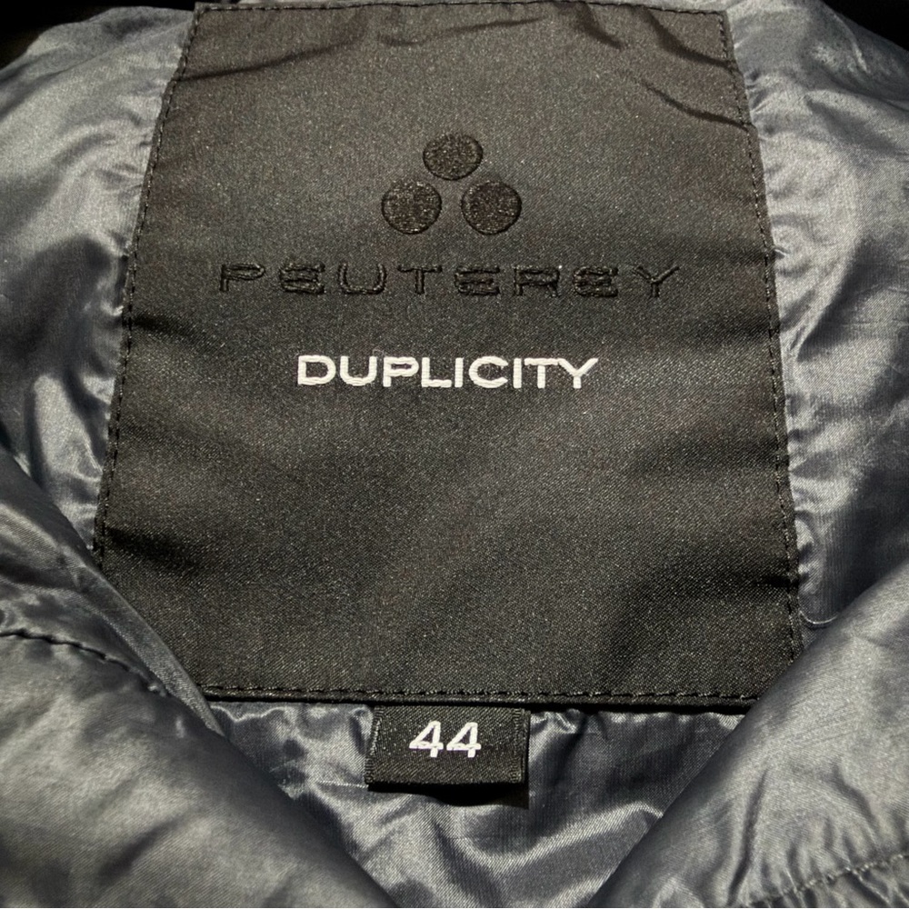 Peuterey GOOSE DOWN filled “Duplicity” womens puffer jacket size 44 (M-L) gray - Picture 12 of 13